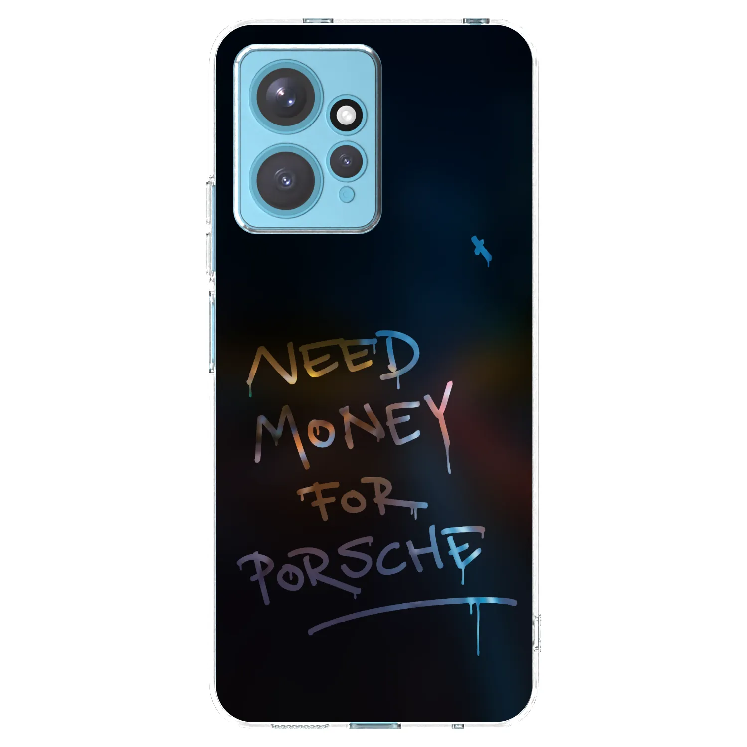 Picasee silikonska prozirna maskica za Xiaomi Redmi Note 12 4G - Neon Nights