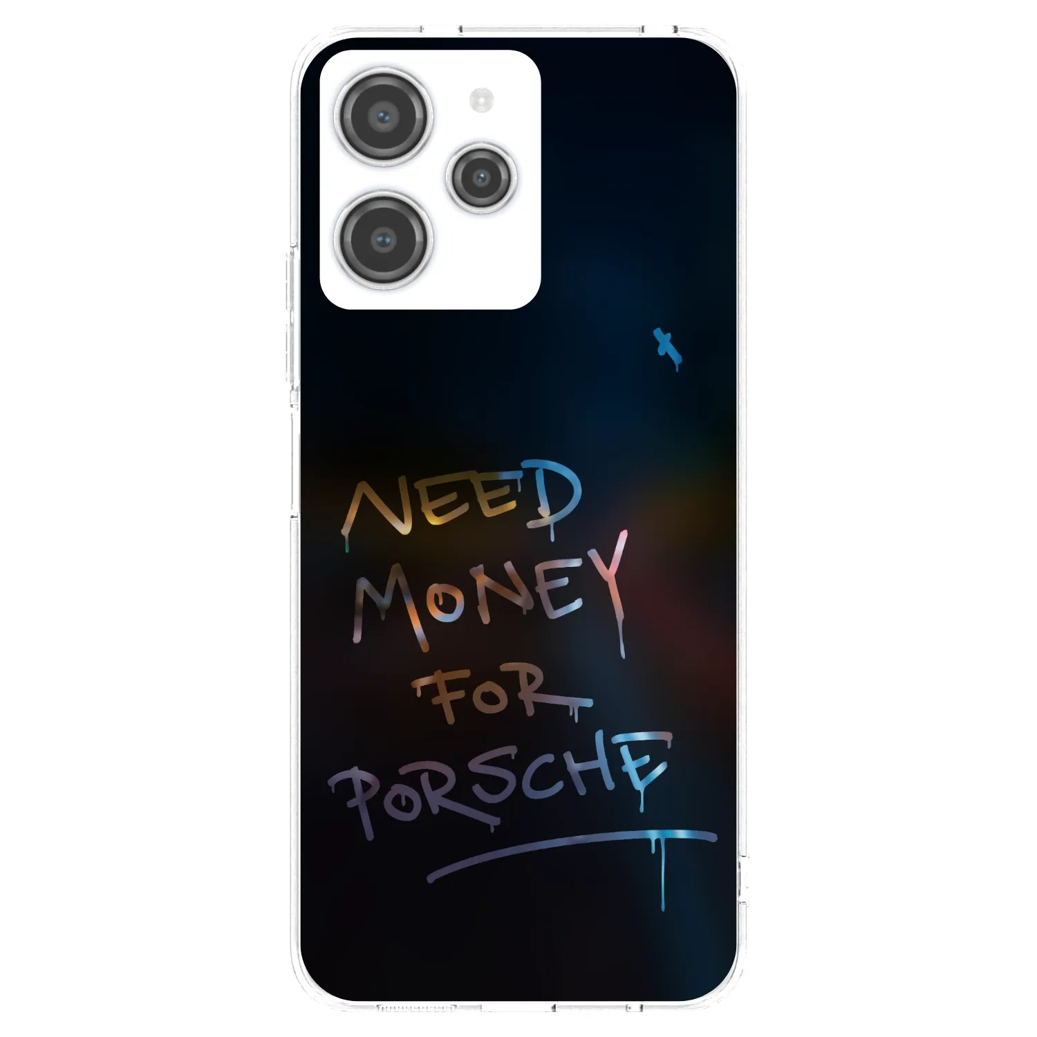 Picasee silikonska prozirna maskica za Xiaomi Redmi 12 4G - Neon Nights