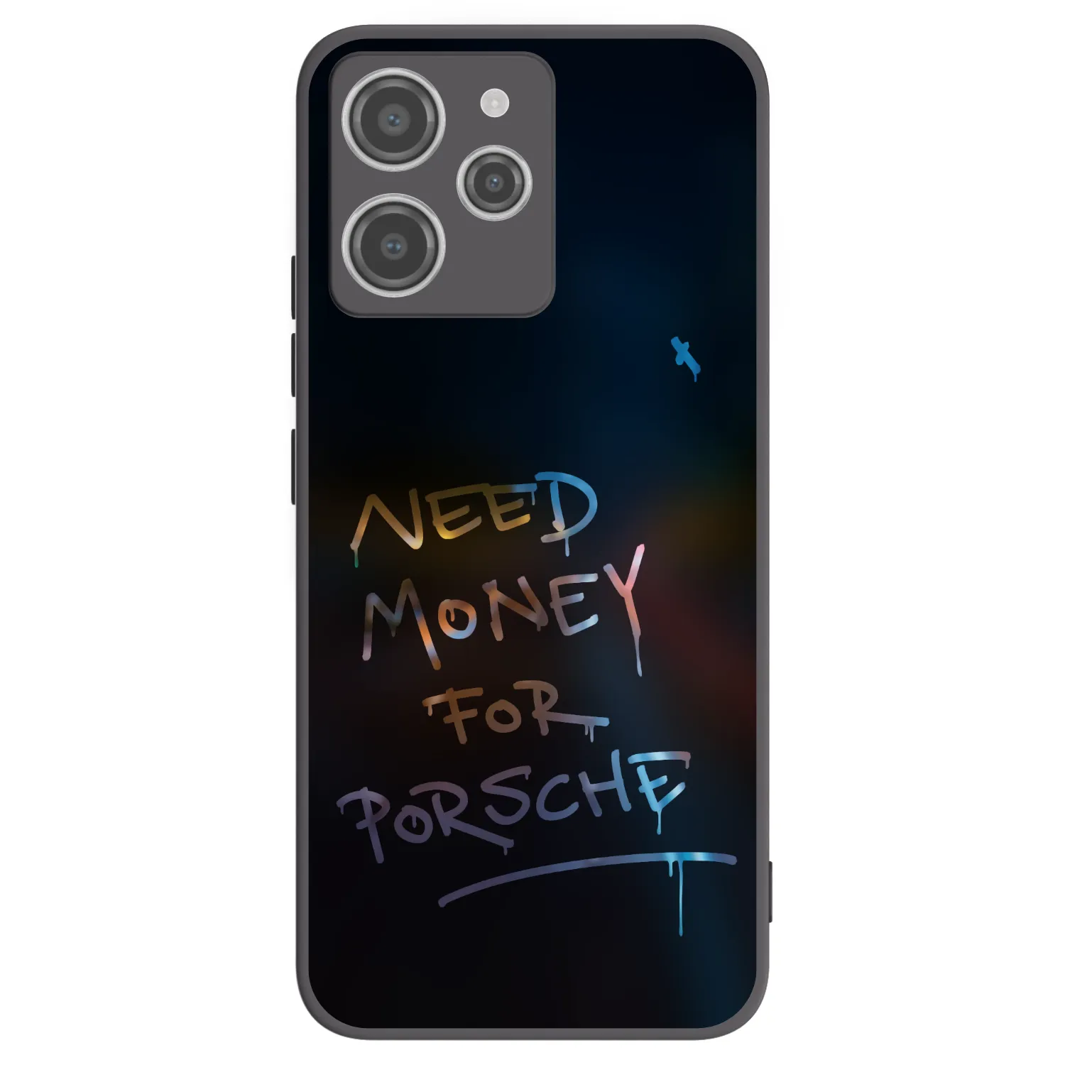 Picasee crna silikonska maskica za Xiaomi Redmi 12 4G - Neon Nights