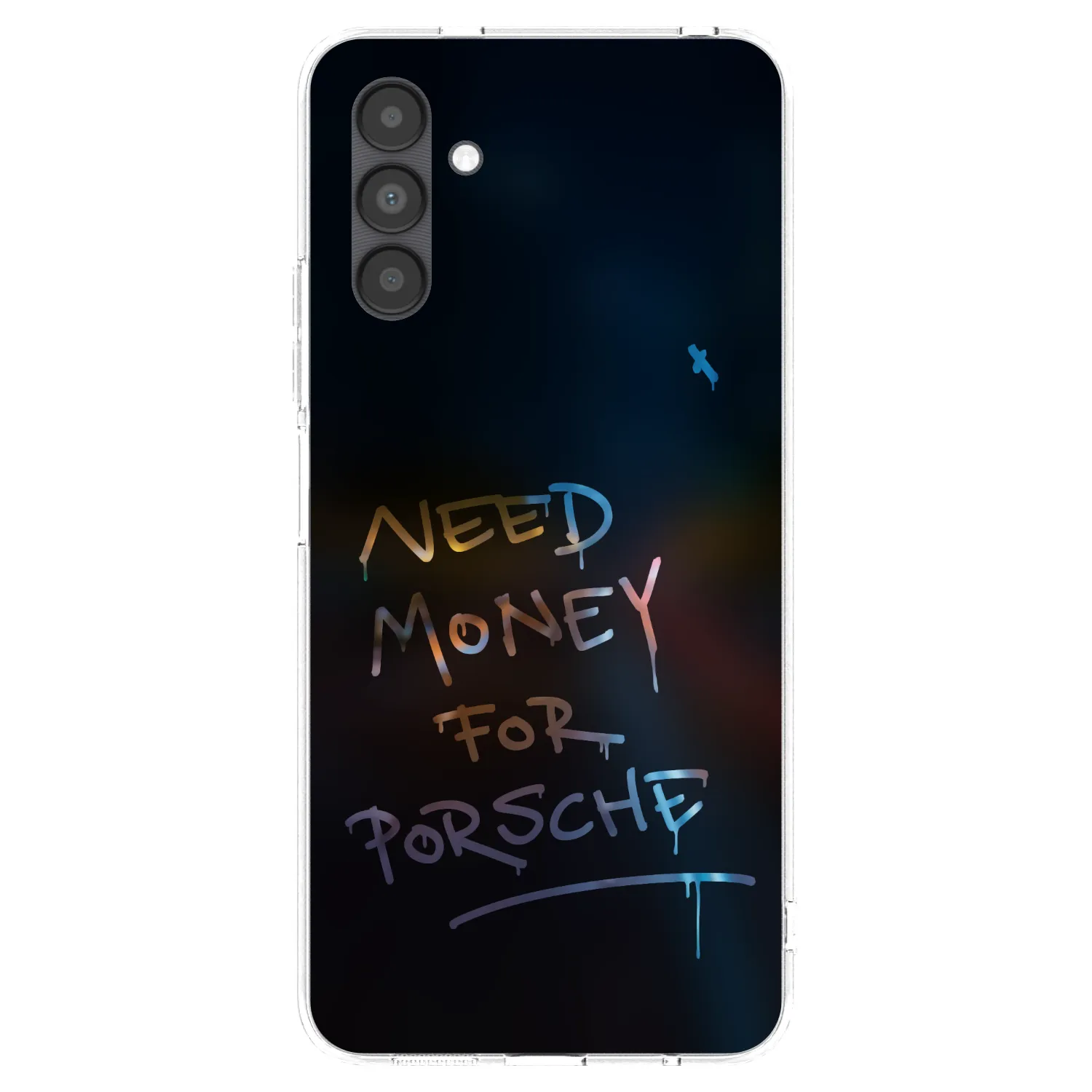 Picasee silikonska prozirna maskica za Samsung Galaxy A04s A047F - Neon Nights