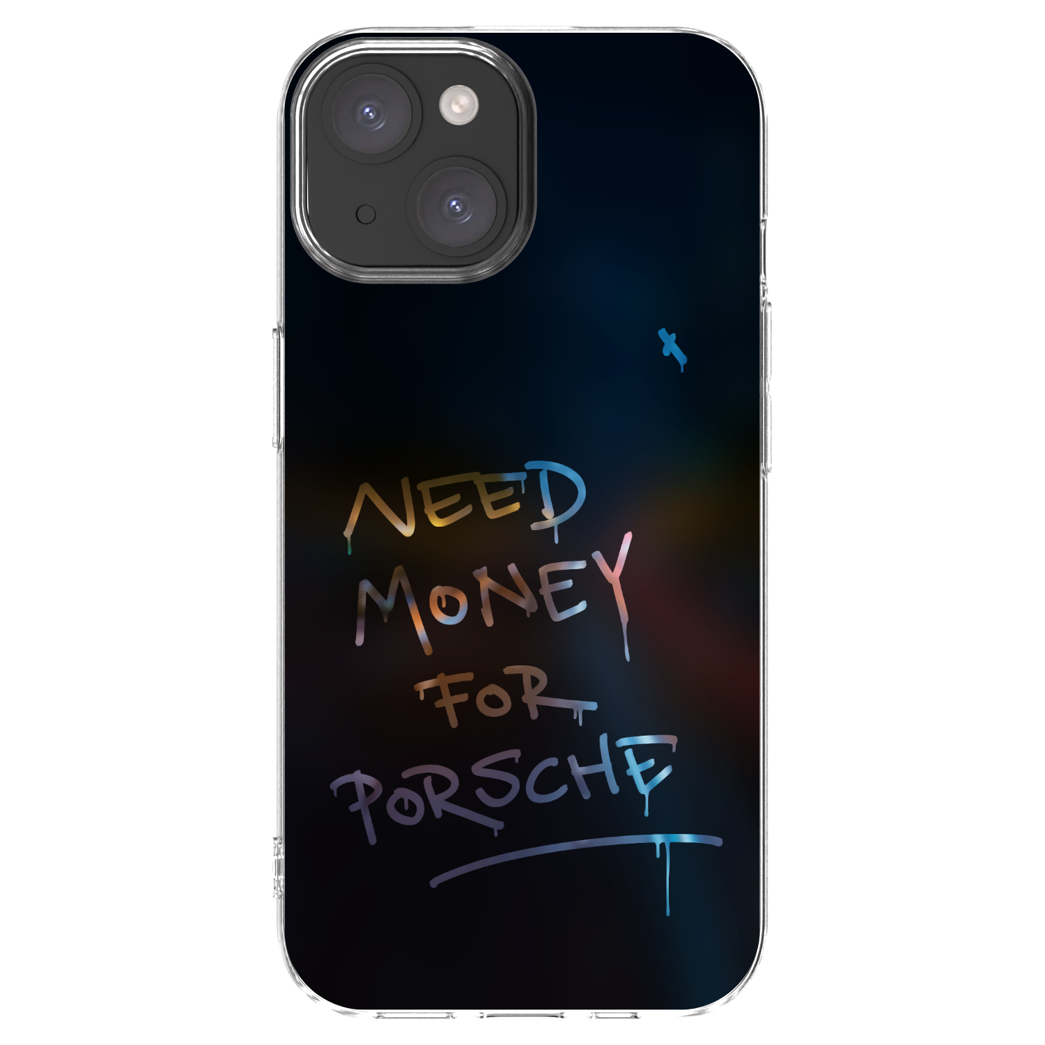 Picasee silikonska prozirna maskica za Apple iPhone 15 - Neon Nights