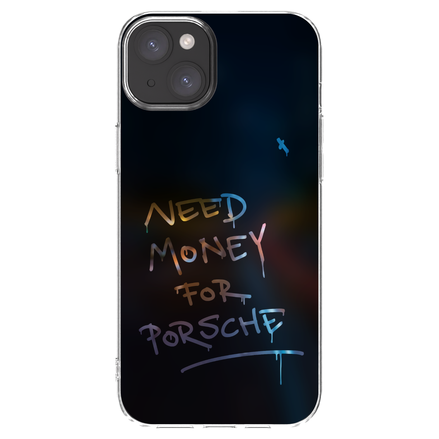 Picasee silikonska prozirna maskica za Apple iPhone 15 Plus - Neon Nights