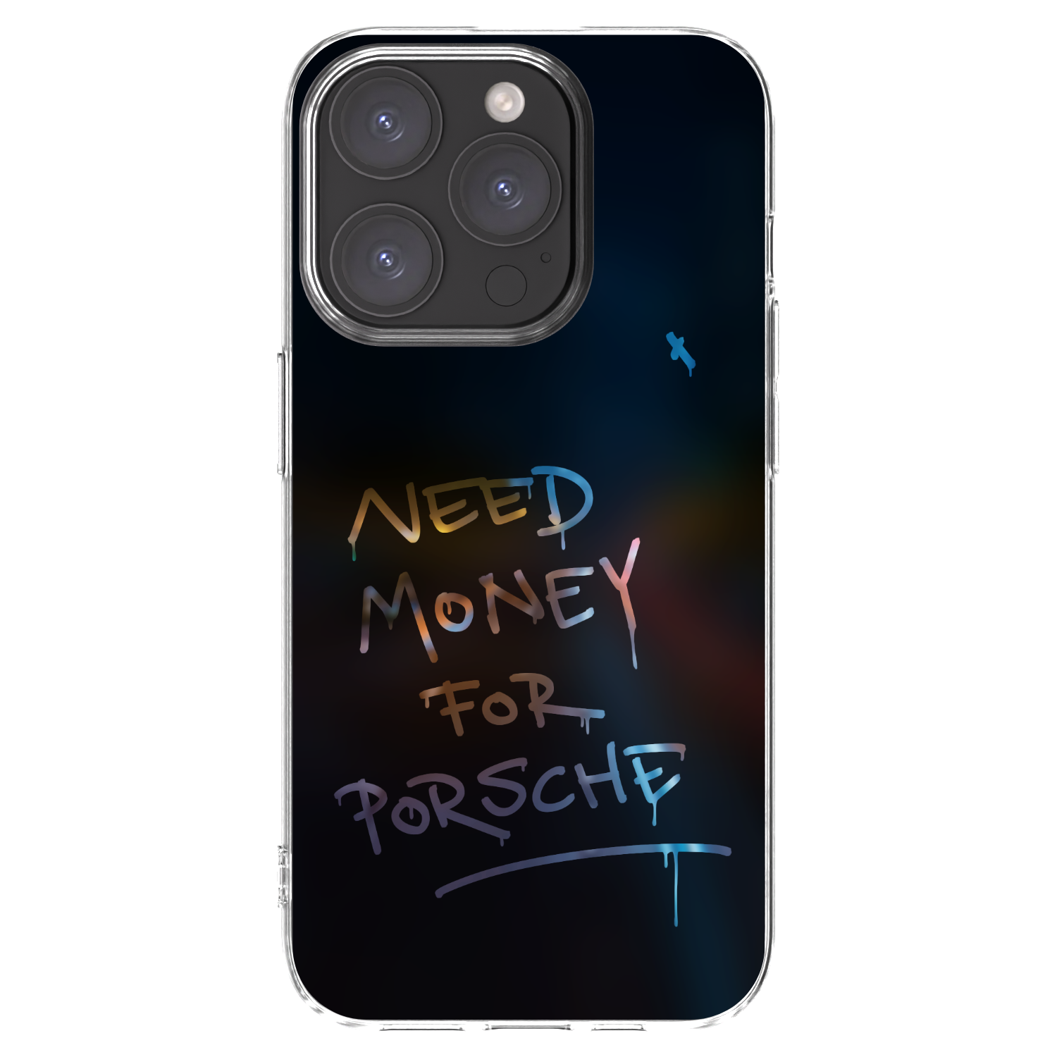 Picasee silikonska prozirna maskica za Apple iPhone 15 Pro - Neon Nights