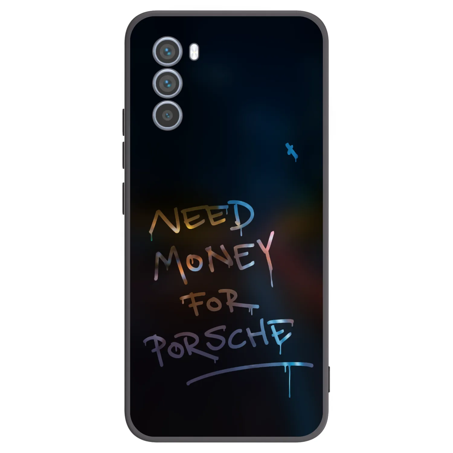 Picasee crna silikonska maskica za Motorola Moto G62 - Neon Nights