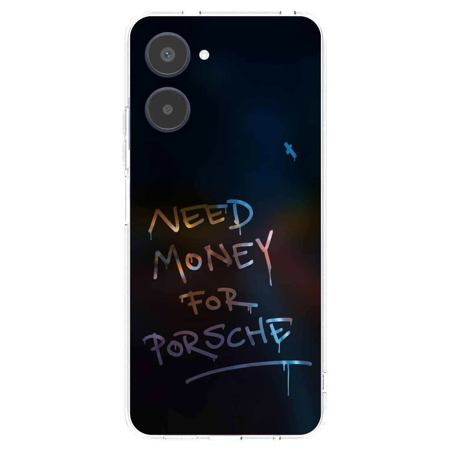 Picasee silikonska prozirna maskica za Realme 10 4G - Neon Nights