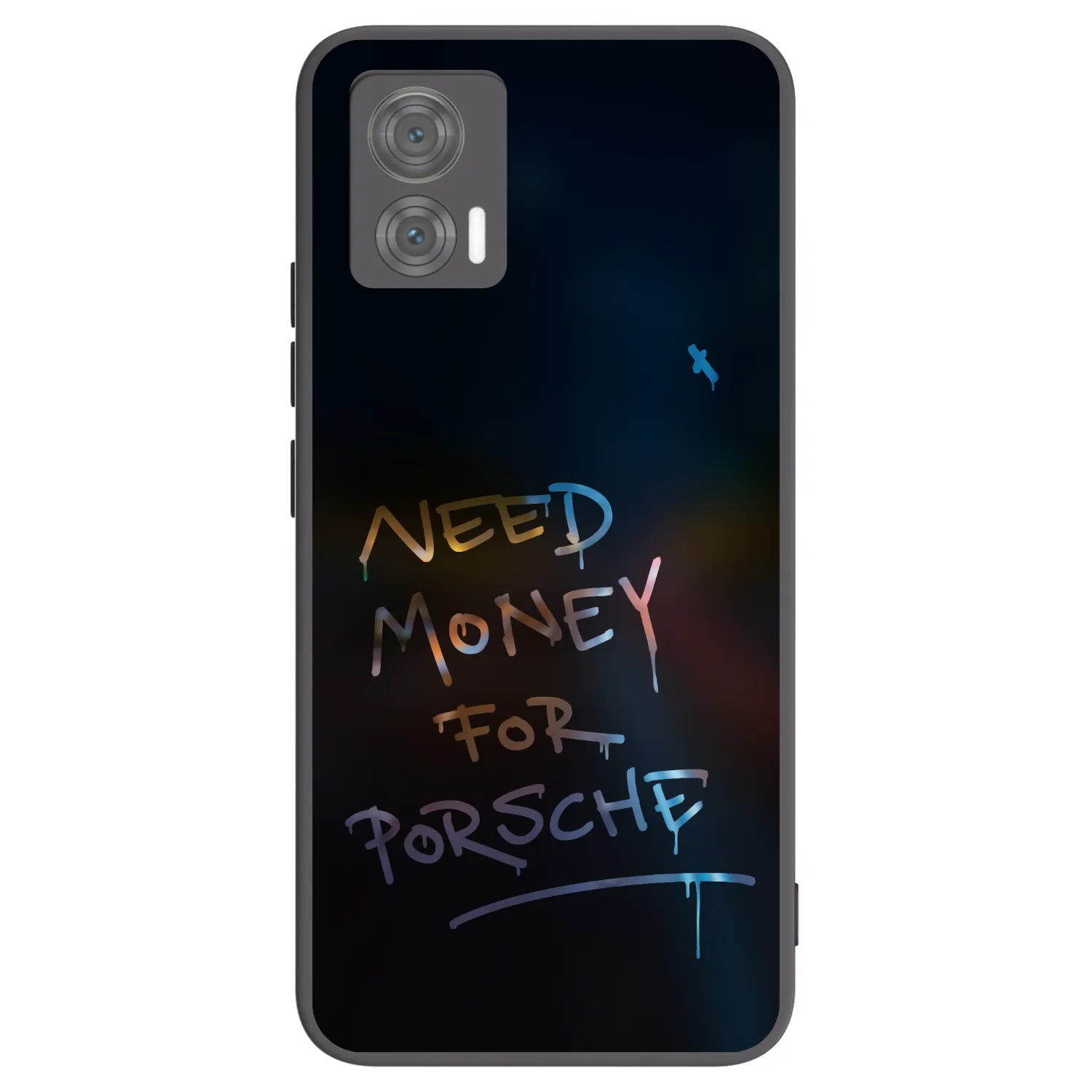 Picasee crna silikonska maskica za Motorola Edge 30 Neo - Neon Nights