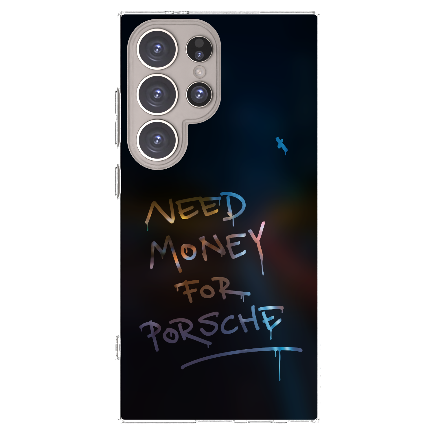 Picasee silikonska prozirna maskica za Samsung Galaxy S24 Ultra S928B 5G - Neon Nights