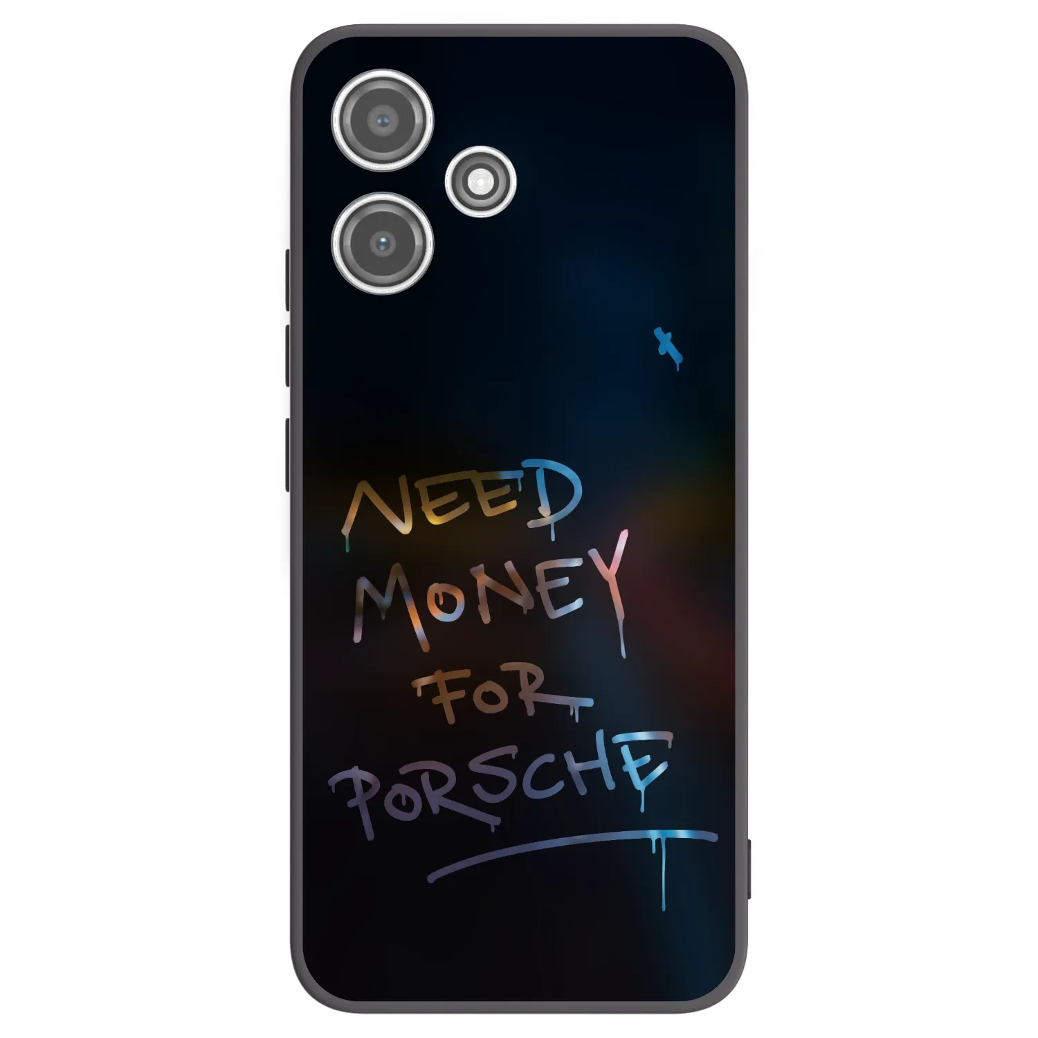Picasee crna silikonska maskica za Xiaomi Redmi 12 5G - Neon Nights