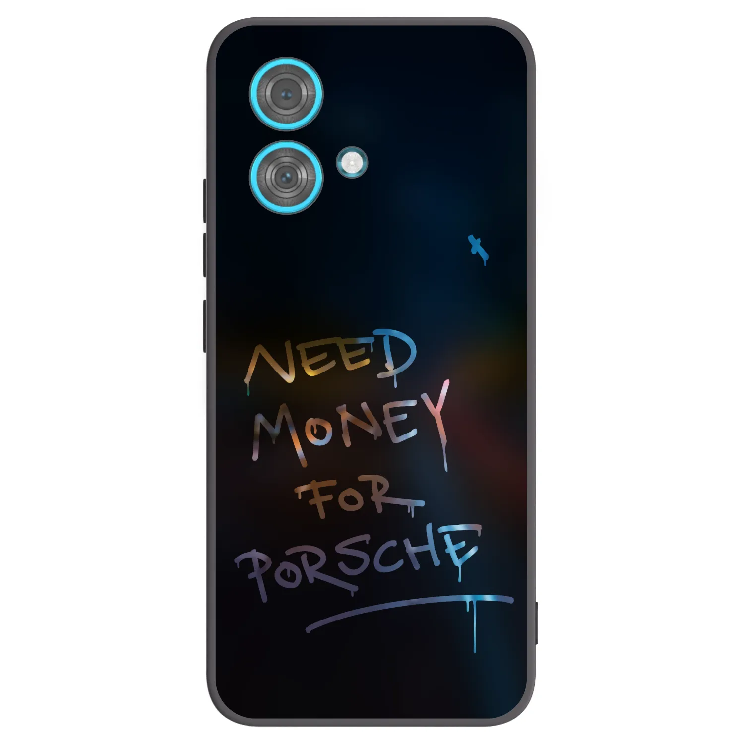 Picasee crna silikonska maskica za Motorola Edge 40 Neo - Neon Nights