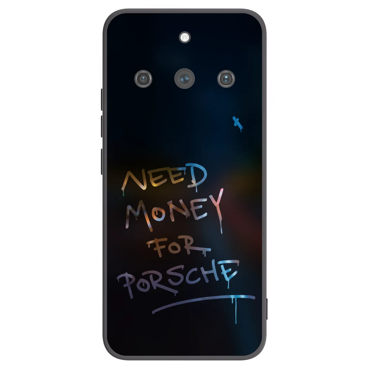 Picasee crna silikonska maskica za Realme 11 Pro+ - Neon Nights