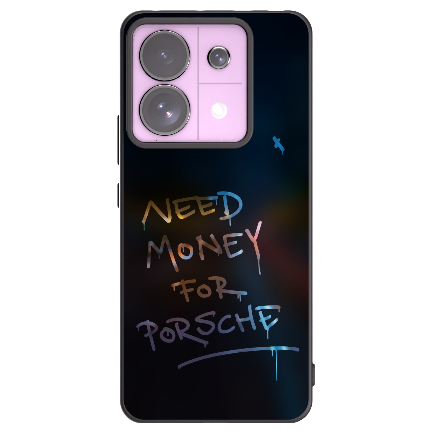 Picasee crna silikonska maskica za Xiaomi Redmi Note 13 Pro 5G - Neon Nights