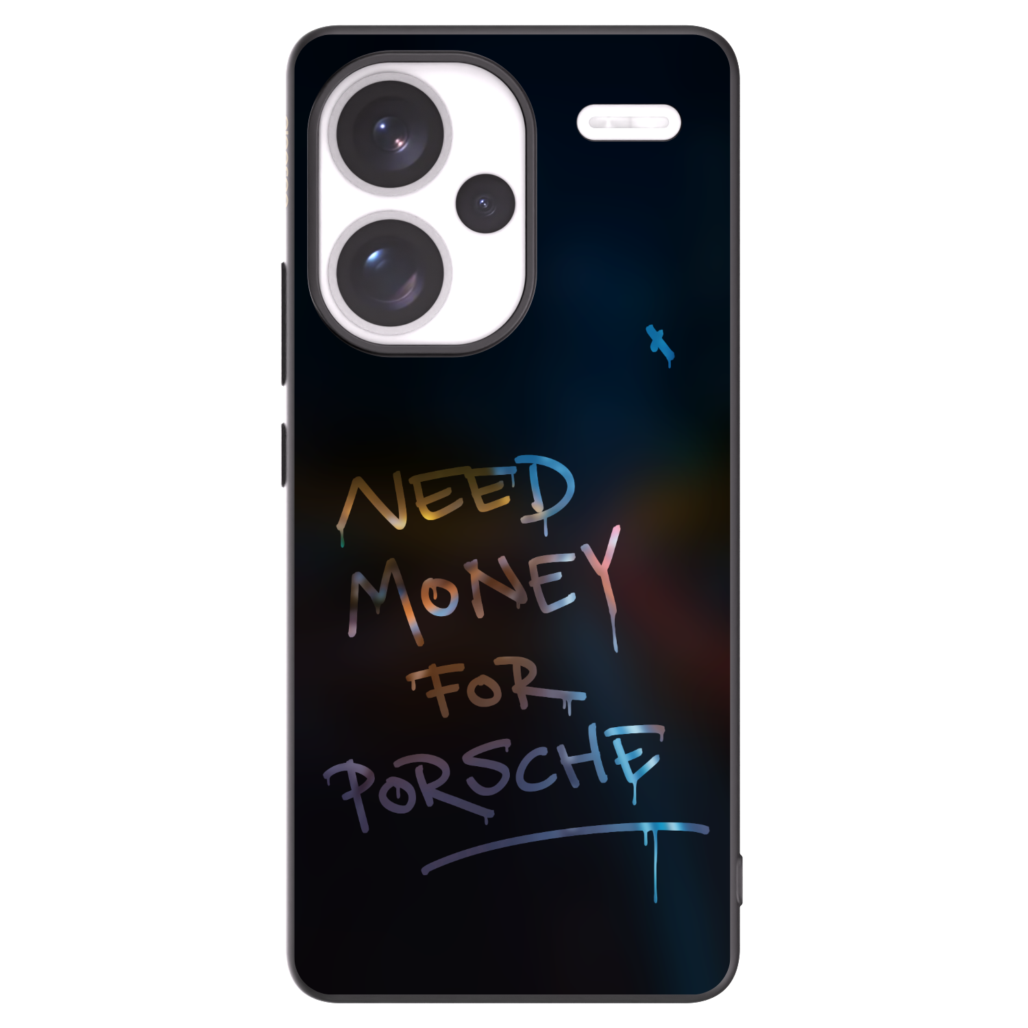 Picasee crna silikonska maskica za Xiaomi Redmi Note 13 Pro+ 5G - Neon Nights