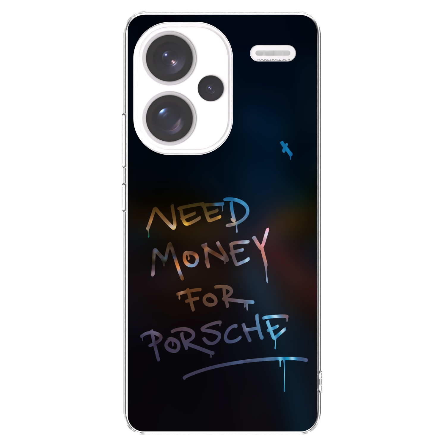 Picasee silikonska prozirna maskica za Xiaomi Redmi Note 13 Pro+ 5G - Neon Nights