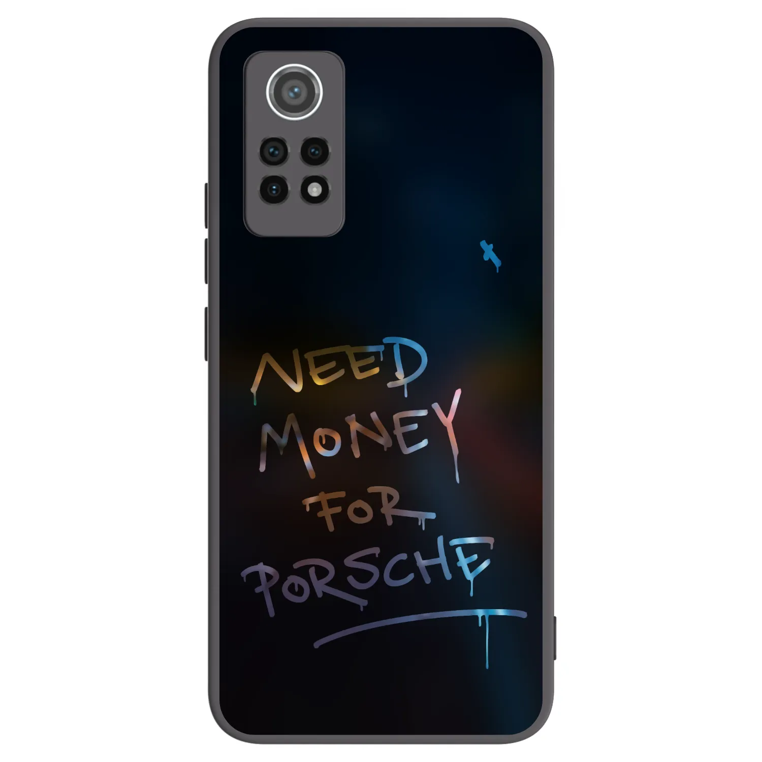 Picasee crna silikonska maskica za Xiaomi Redmi Note 12 Pro 4G - Neon Nights