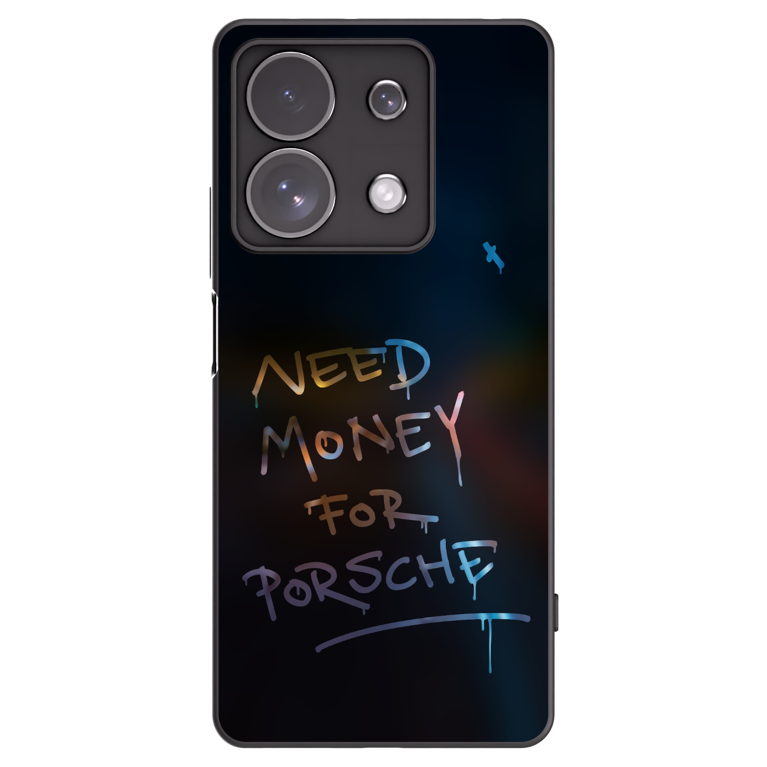 Picasee crna silikonska maskica za Xiaomi Redmi Note 13 Pro 4G - Neon Nights