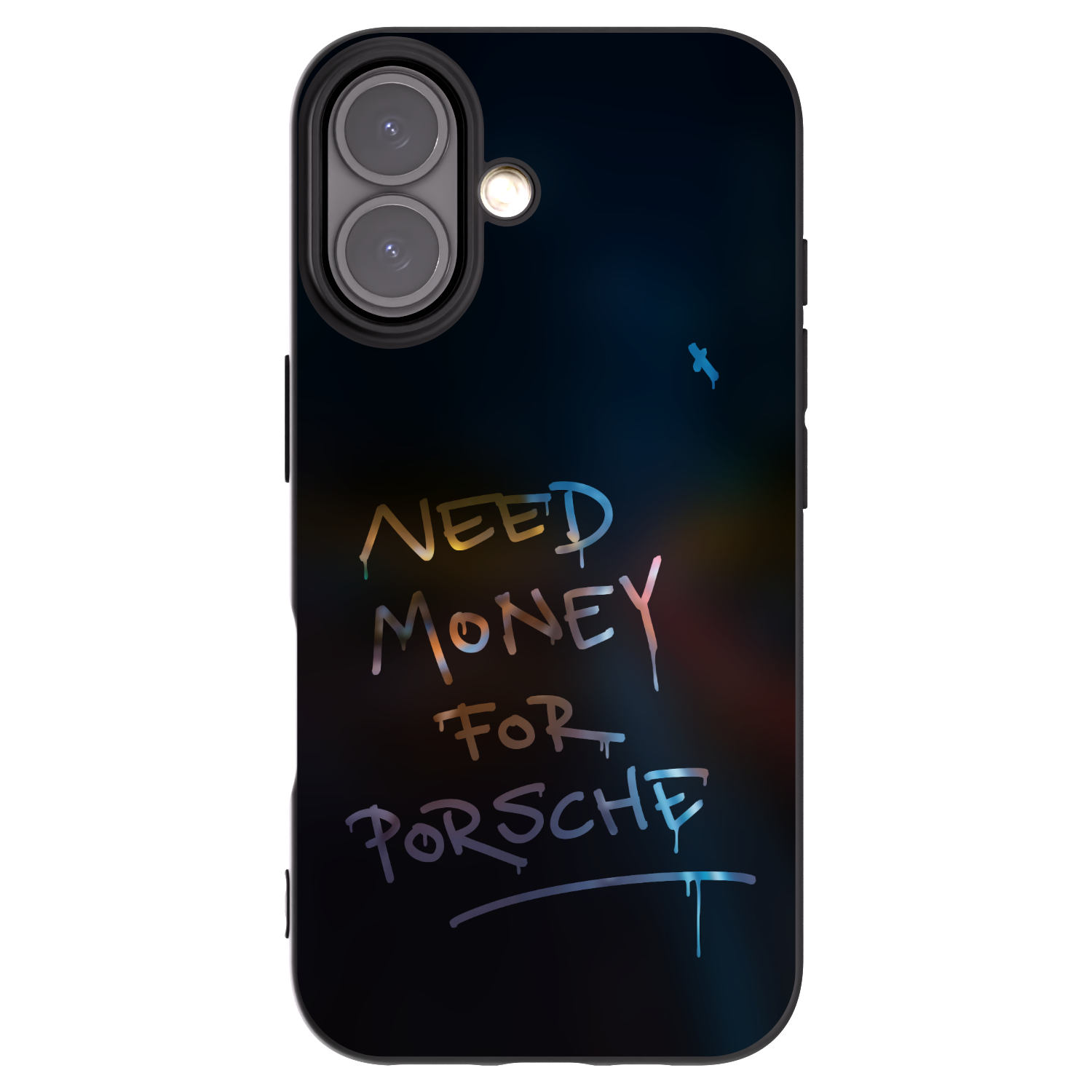 Picasee crna silikonska maskica za Apple iPhone 16 - Neon Nights