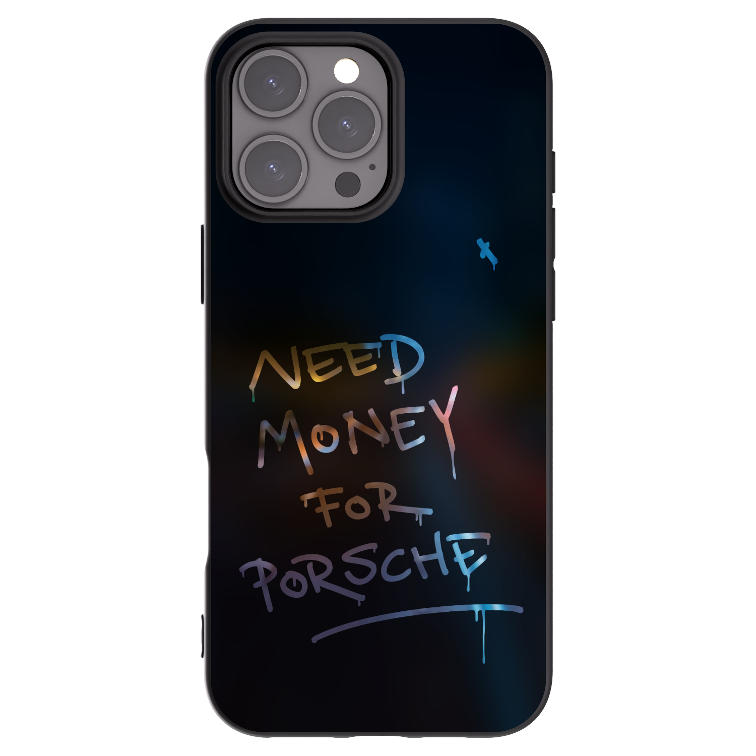 Picasee crna silikonska maskica za Apple iPhone 16 Pro Max - Neon Nights