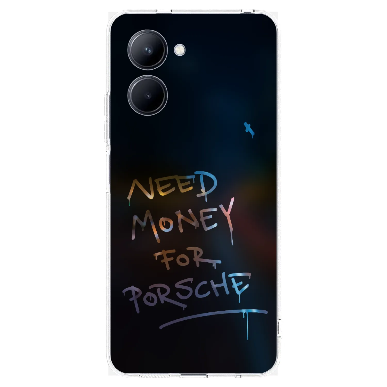 Picasee silikonska prozirna maskica za Realme C33 (2023) - Neon Nights