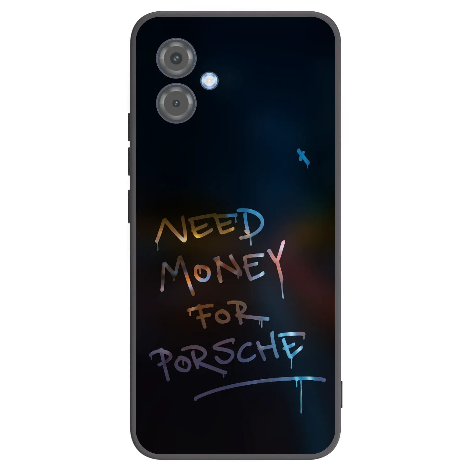 Picasee crna silikonska maskica za Motorola Moto G14 - Neon Nights