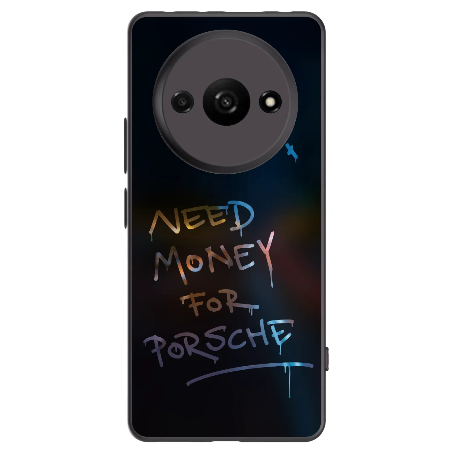 Picasee crna silikonska maskica za Xiaomi Redmi A3 - Neon Nights