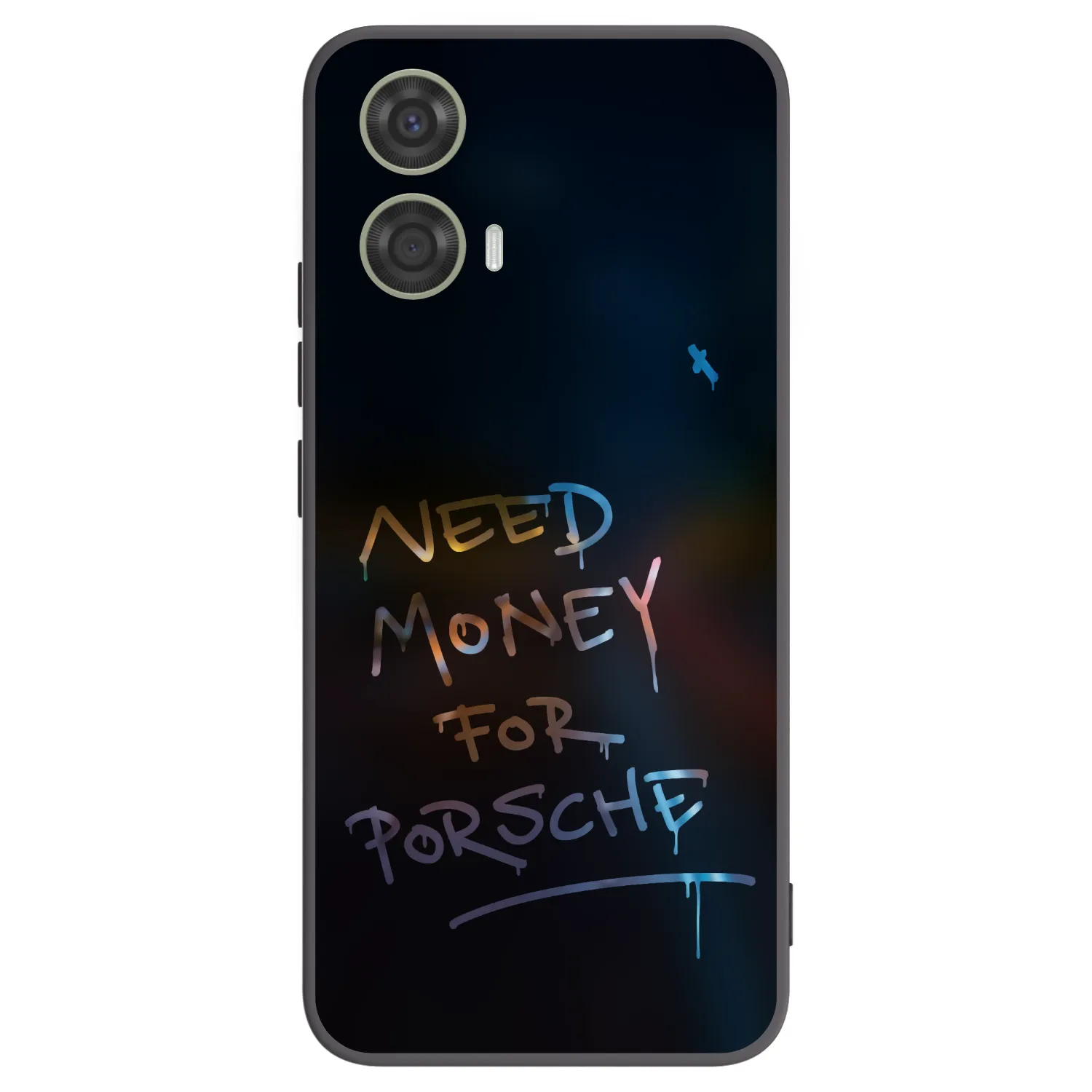 Picasee crna silikonska maskica za Motorola Moto G24 - Neon Nights