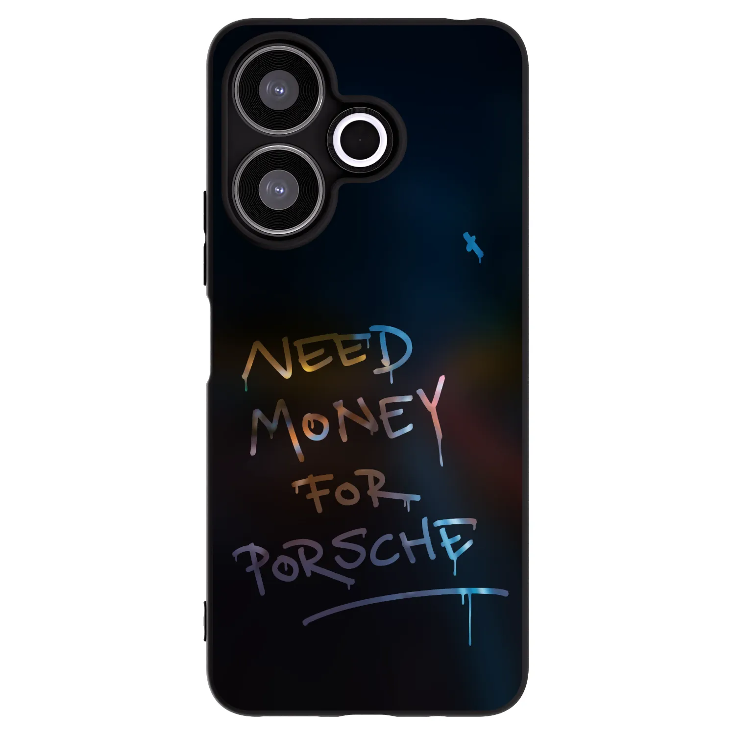 Picasee crna silikonska maskica za Xiaomi Redmi 13 4G - Neon Nights