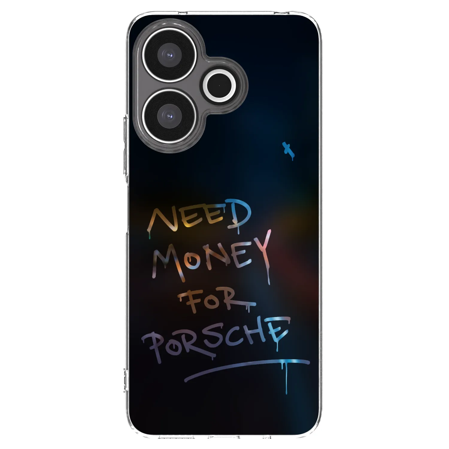 Picasee silikonska prozirna maskica za Xiaomi Redmi 13 4G - Neon Nights