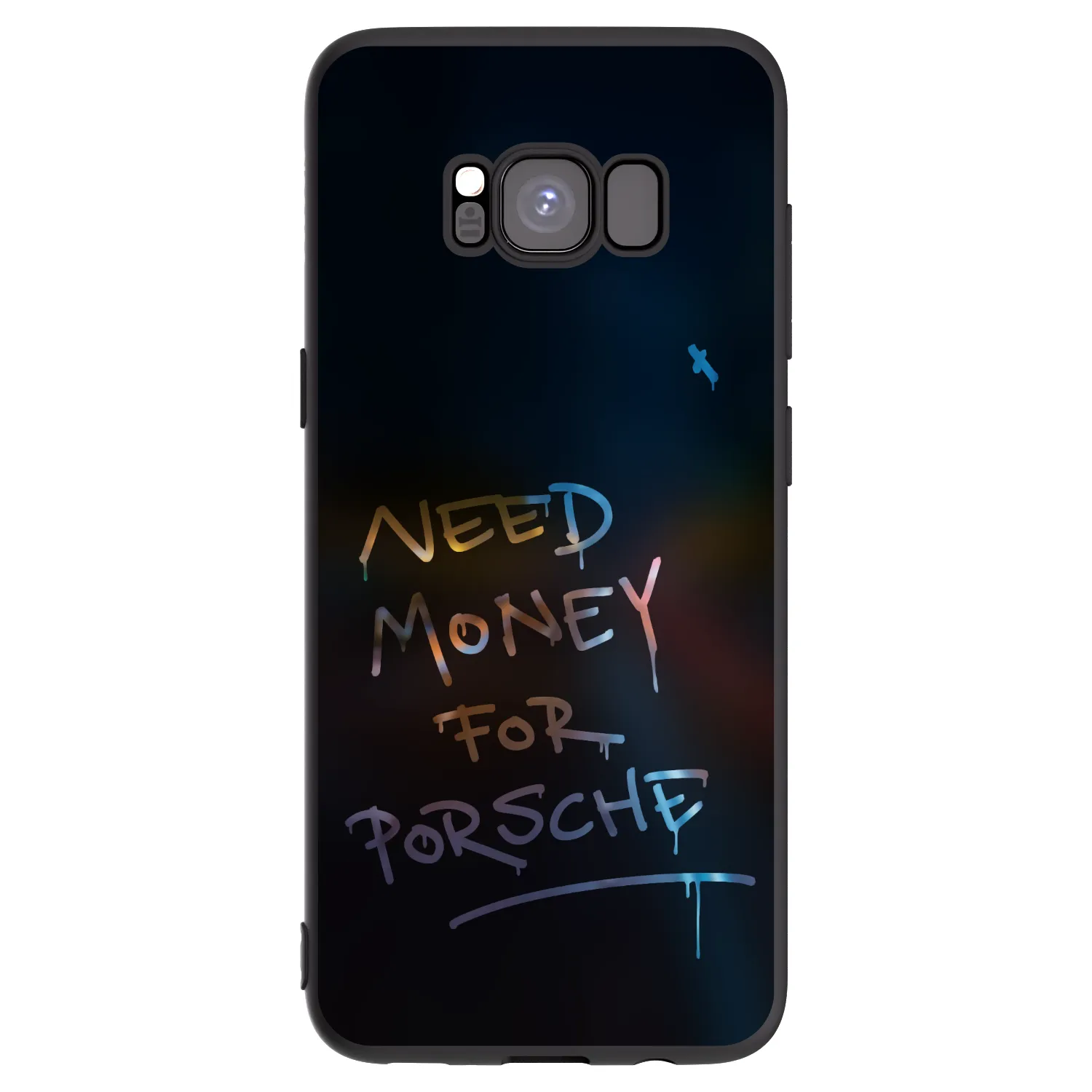 Picasee crna silikonska maskica za Samsung Galaxy S8 G950F - Neon Nights