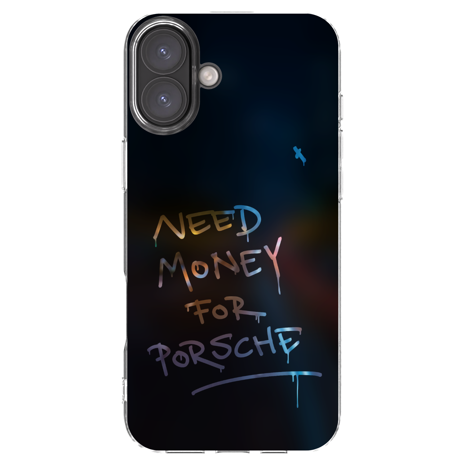 Picasee silikonska prozirna maskica za Apple iPhone 16 Plus - Neon Nights