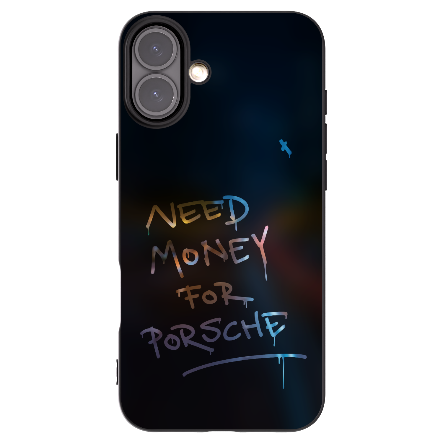 Picasee crna silikonska maskica za Apple iPhone 16 Plus - Neon Nights