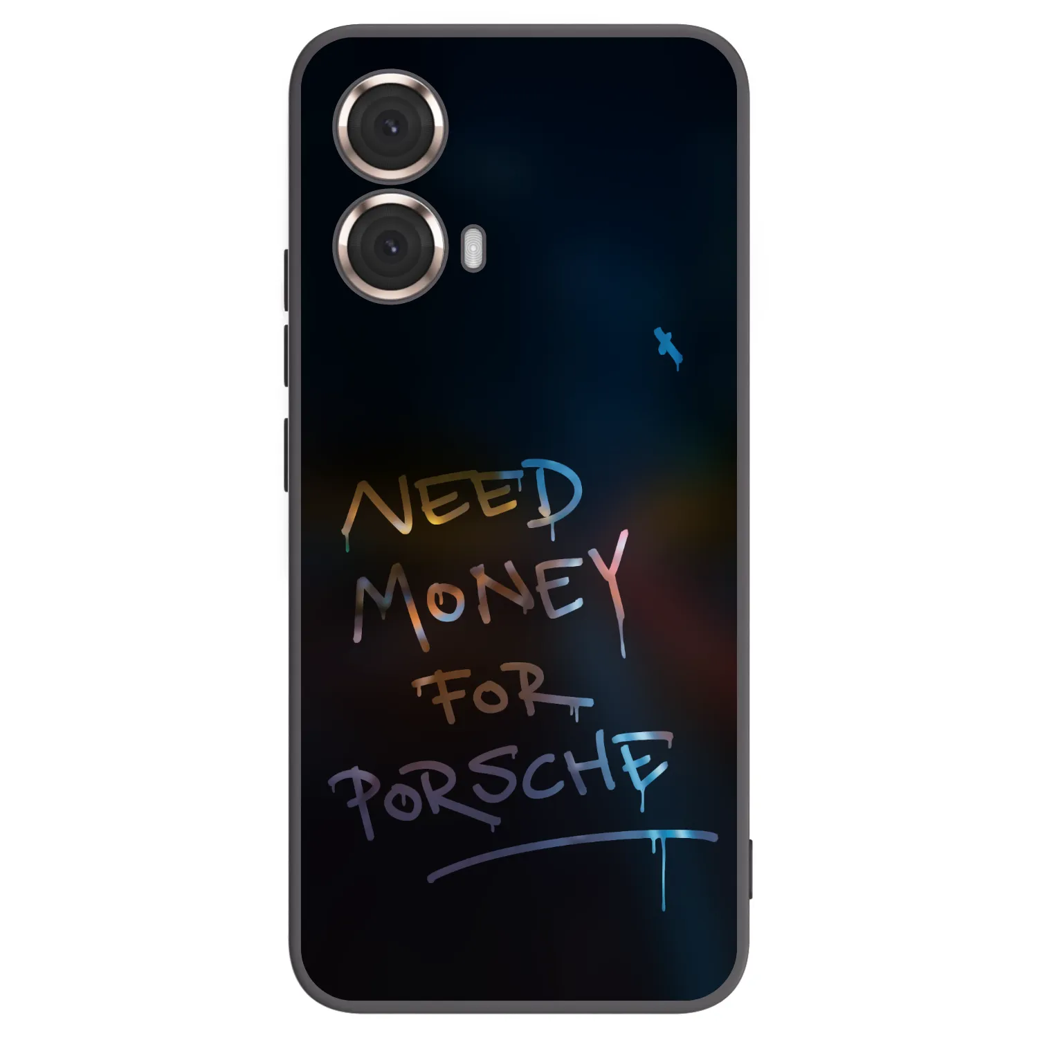 Picasee crna silikonska maskica za Motorola Moto G85 - Neon Nights