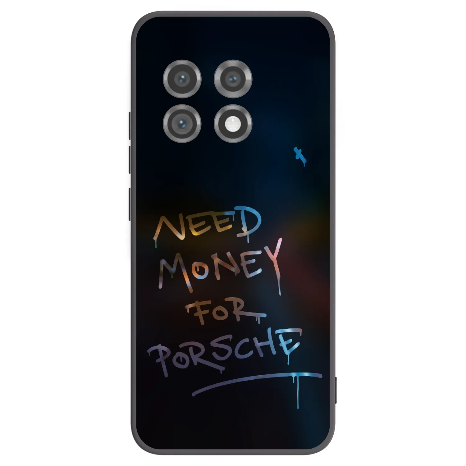 Picasee crna silikonska maskica za OnePlus 11 5G - Neon Nights