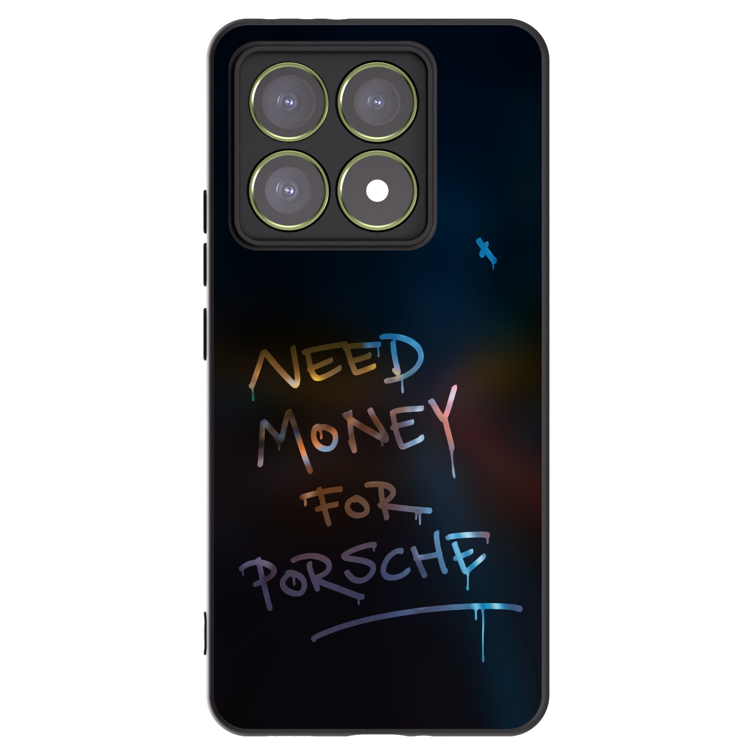 Picasee crna silikonska maskica za Xiaomi 14T - Neon Nights