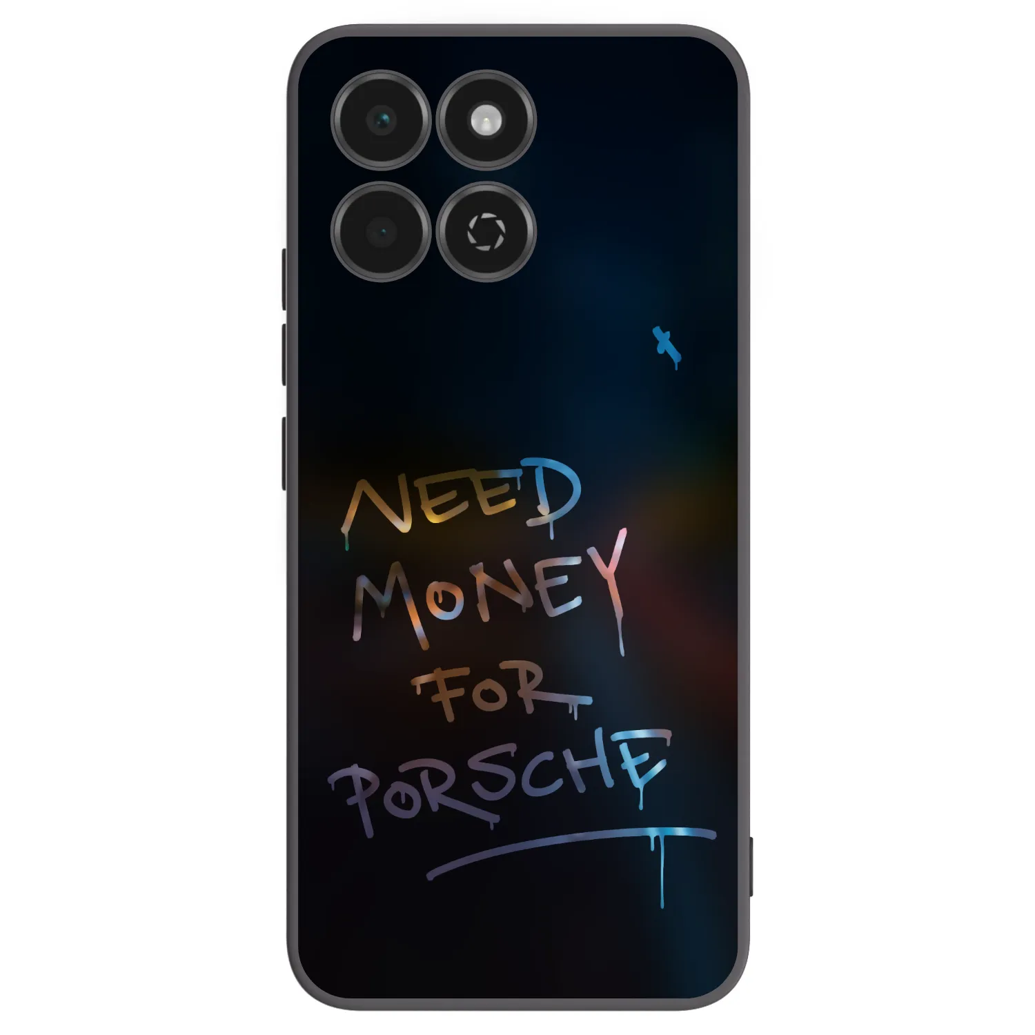Picasee crna silikonska maskica za Honor 200 Smart 5G - Neon Nights