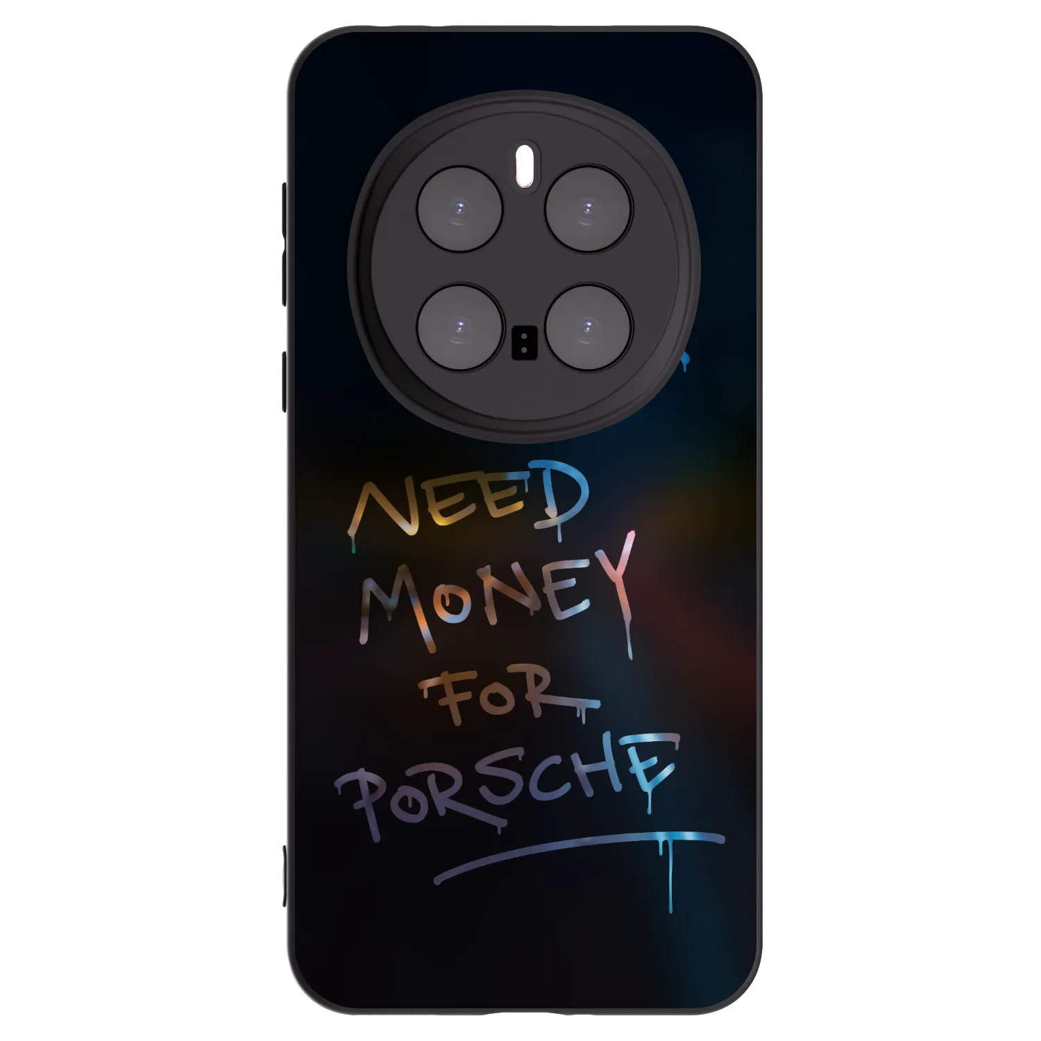 Picasee crna silikonska maskica za Honor Magic7 Pro 5G - Neon Nights
