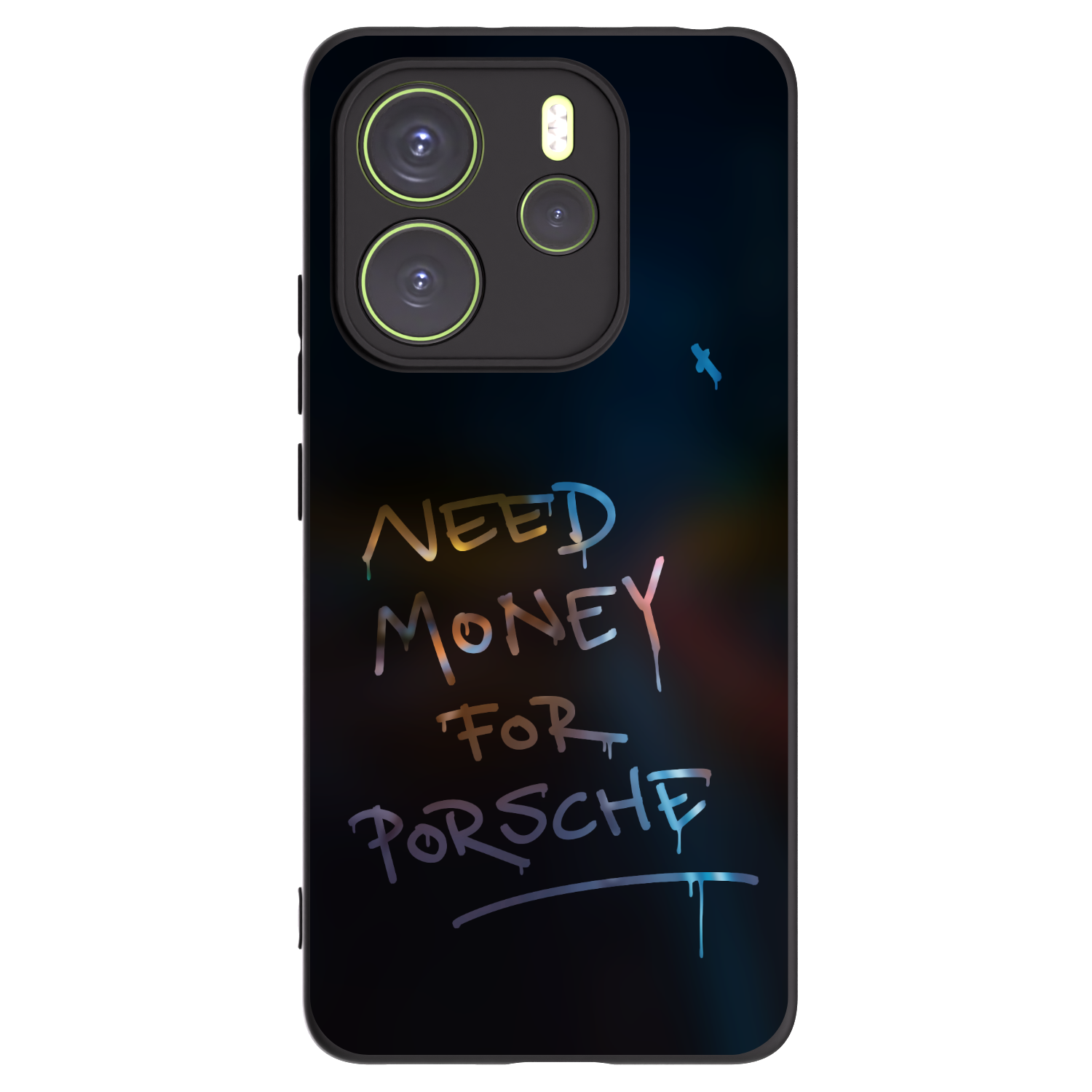Picasee crna silikonska maskica za Xiaomi Redmi Note 14 4G - Neon Nights