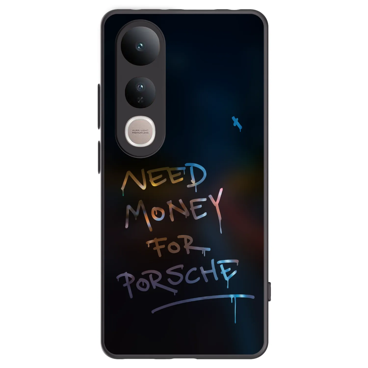 Picasee crna silikonska maskica za Vivo V50 Lite 5G - Neon Nights