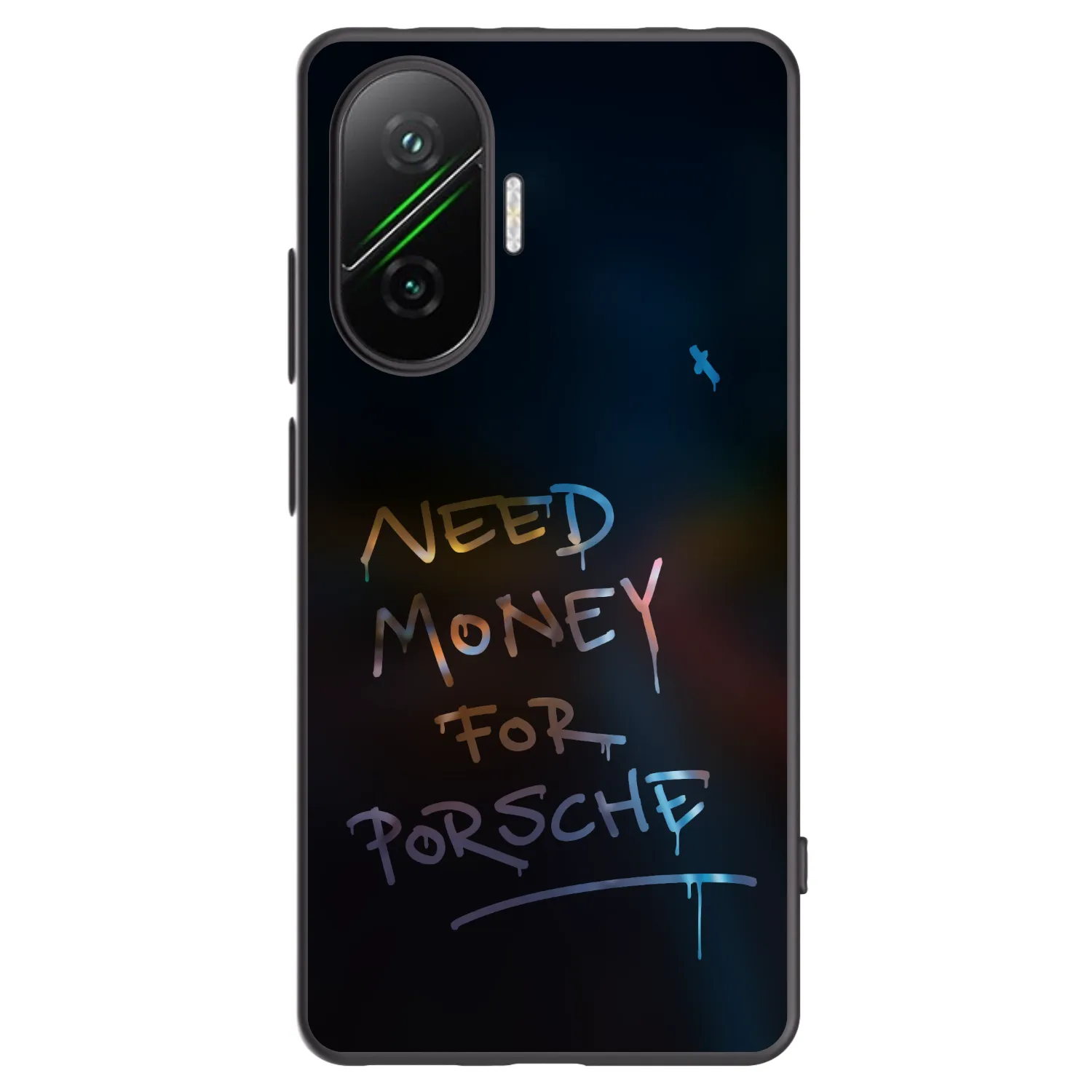 Picasee crna silikonska maskica za Xiaomi Poco F7 5G - Neon Nights