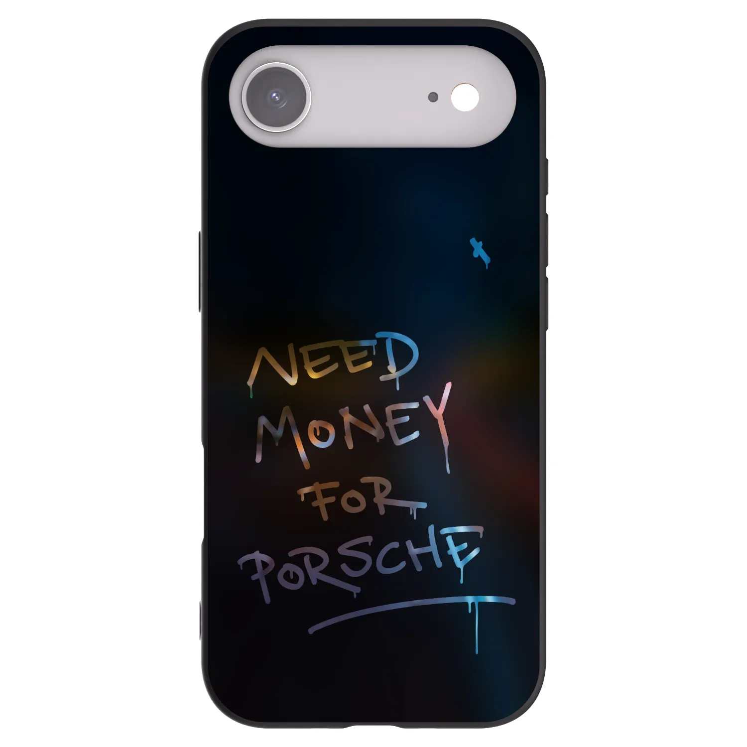 Picasee crna silikonska maskica za Apple iPhone Air - Neon Nights