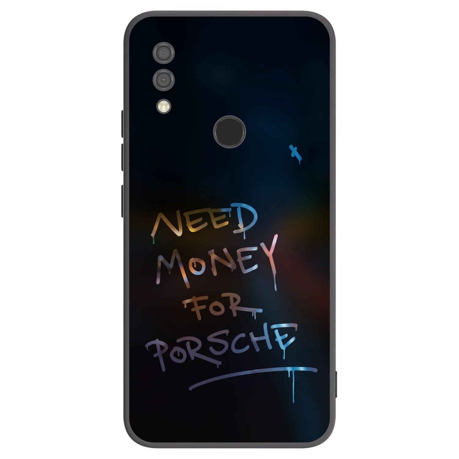 Picasee crna silikonska maskica za Xiaomi Redmi 7 - Neon Nights