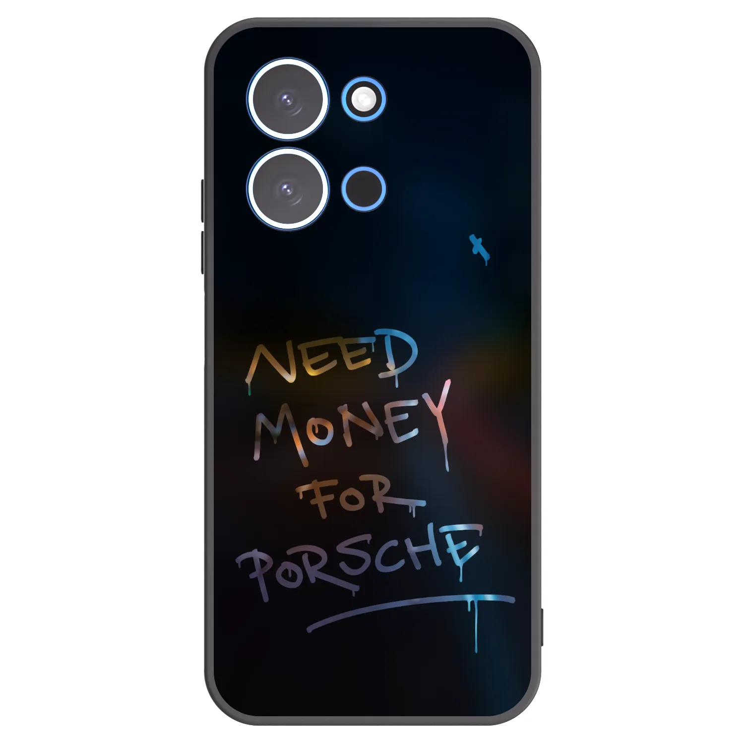 Picasee crna silikonska maskica za Xiaomi Redmi 15C 4G - Neon Nights