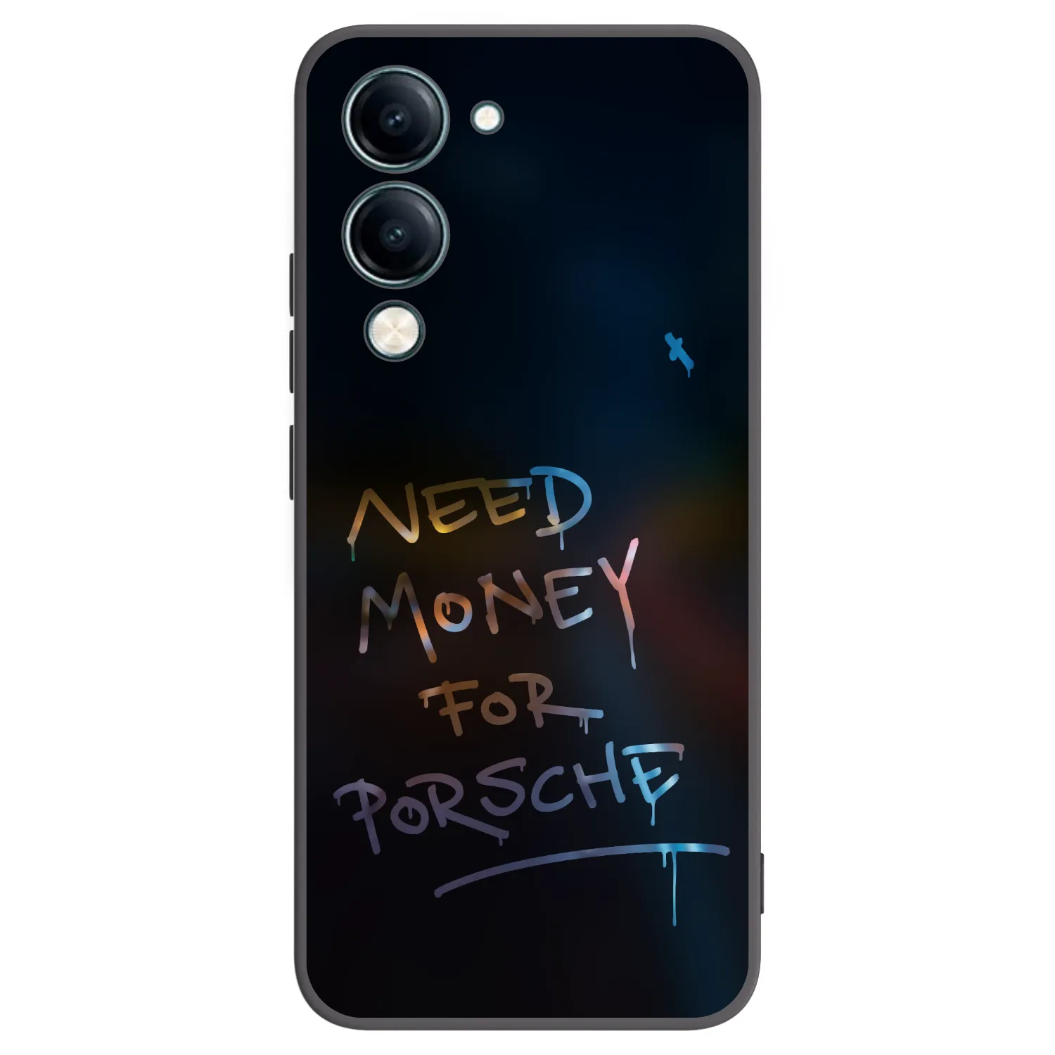 Picasee crna silikonska maskica za Vivo Y29s 5G - Neon Nights