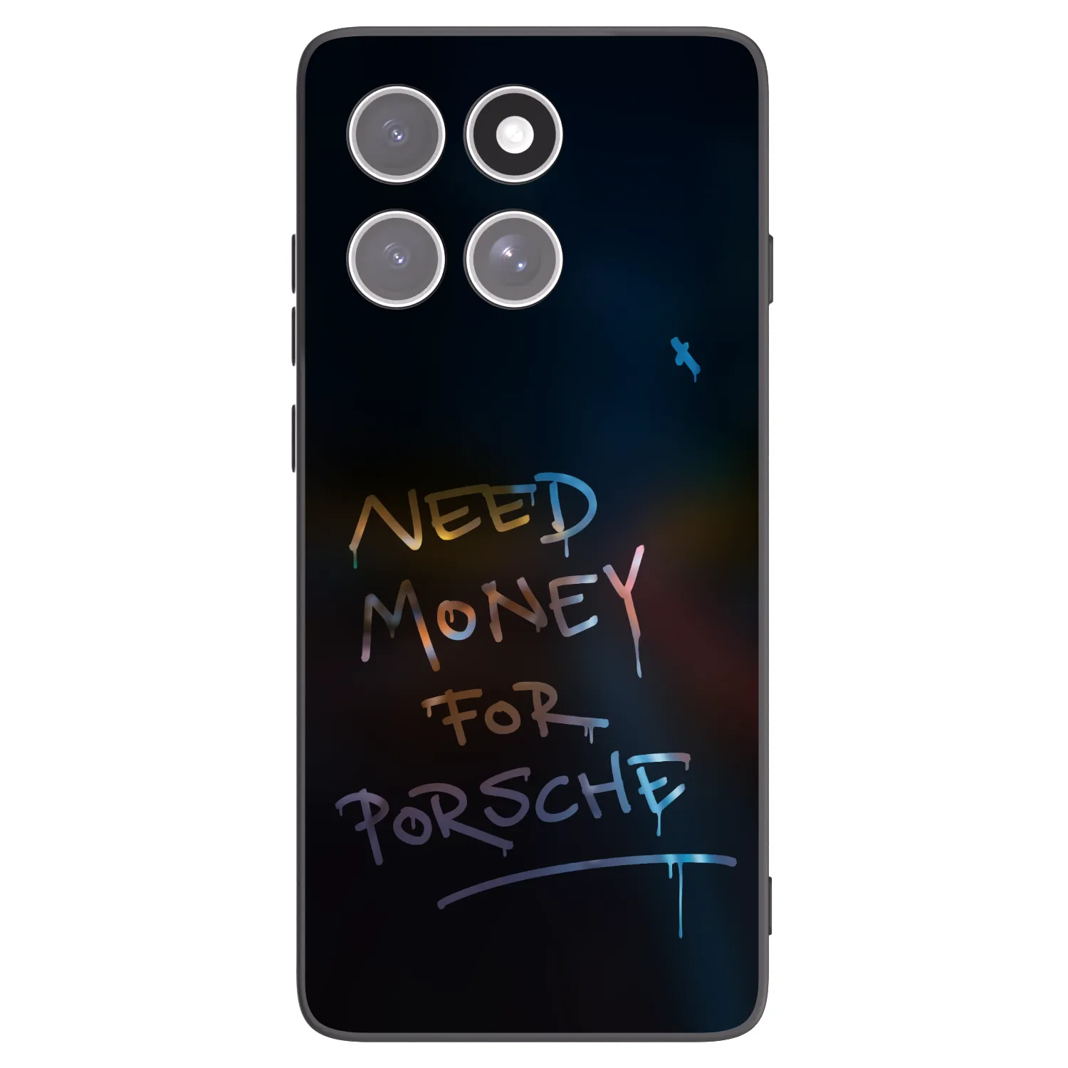 Picasee crna silikonska maskica za Motorola Edge 60 Fusion - Neon Nights