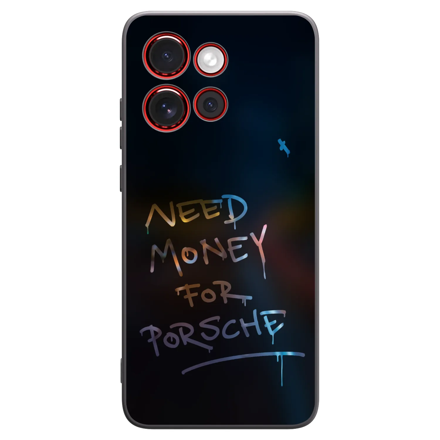 Picasee crna silikonska maskica za Motorola Edge 60 Neo 5G - Neon Nights