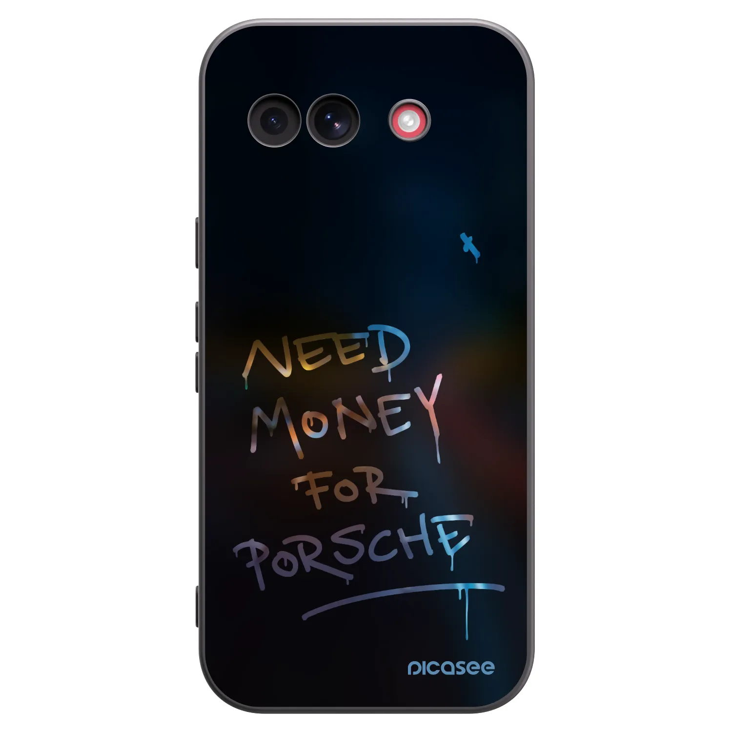 Picasee crna silikonska maskica za Google Pixel 10a - Neon Nights