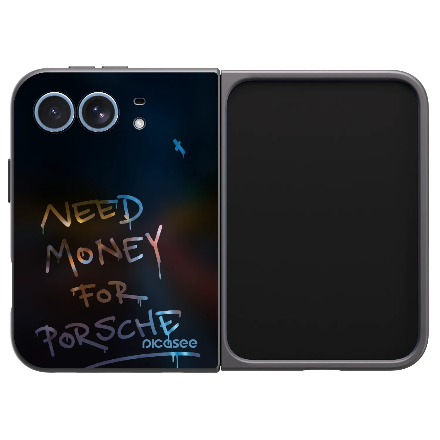 Picasee crna silikonska maskica za Apple iPhone Ultra - Neon Nights