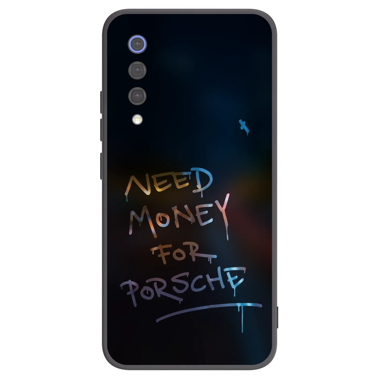 Picasee crna silikonska maskica za Xiaomi Mi 9 SE - Neon Nights