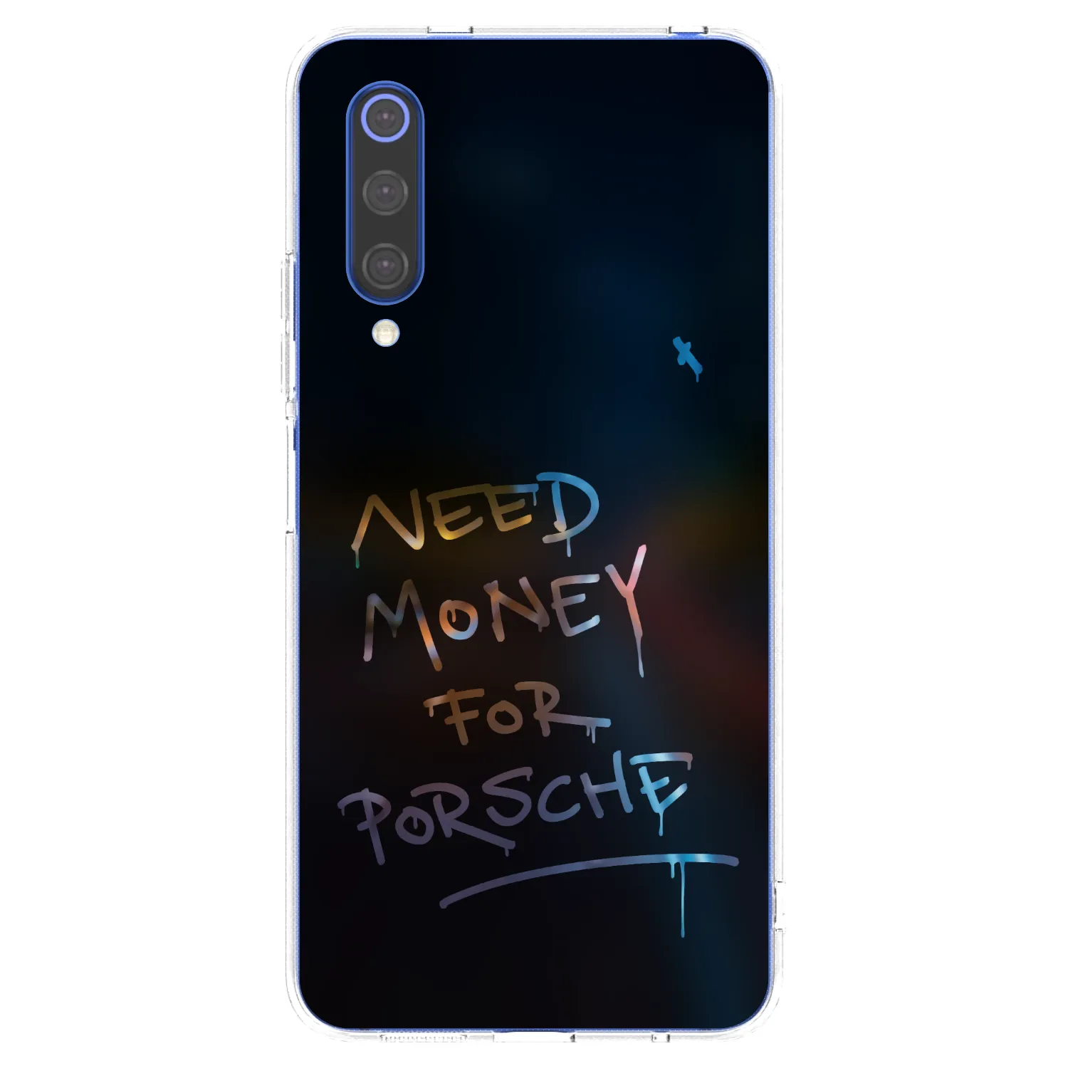 Picasee silikonska prozirna maskica za Xiaomi Mi 9 SE - Neon Nights