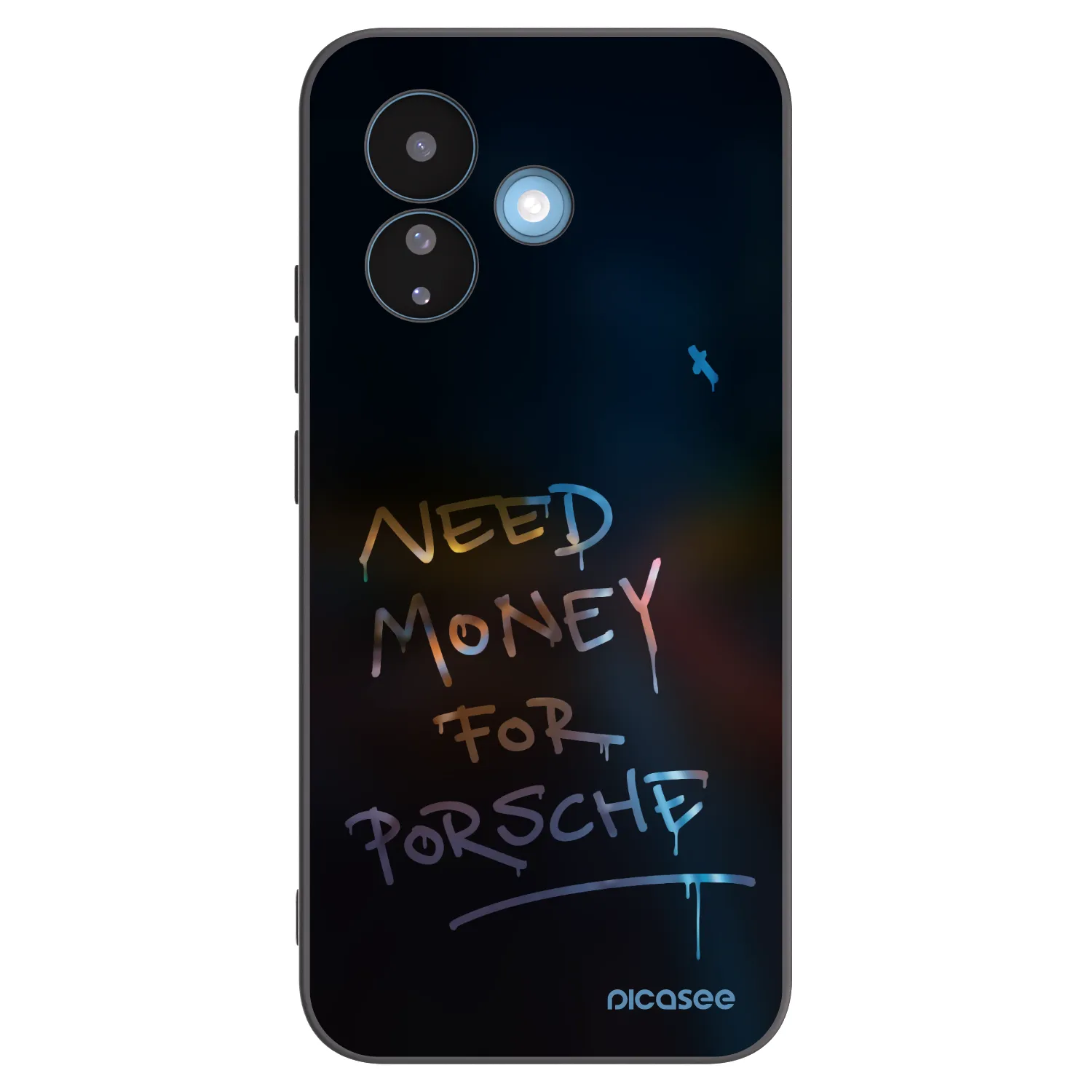 Picasee crna silikonska maskica za Xiaomi Redmi Note 17 Pro 5G - Neon Nights