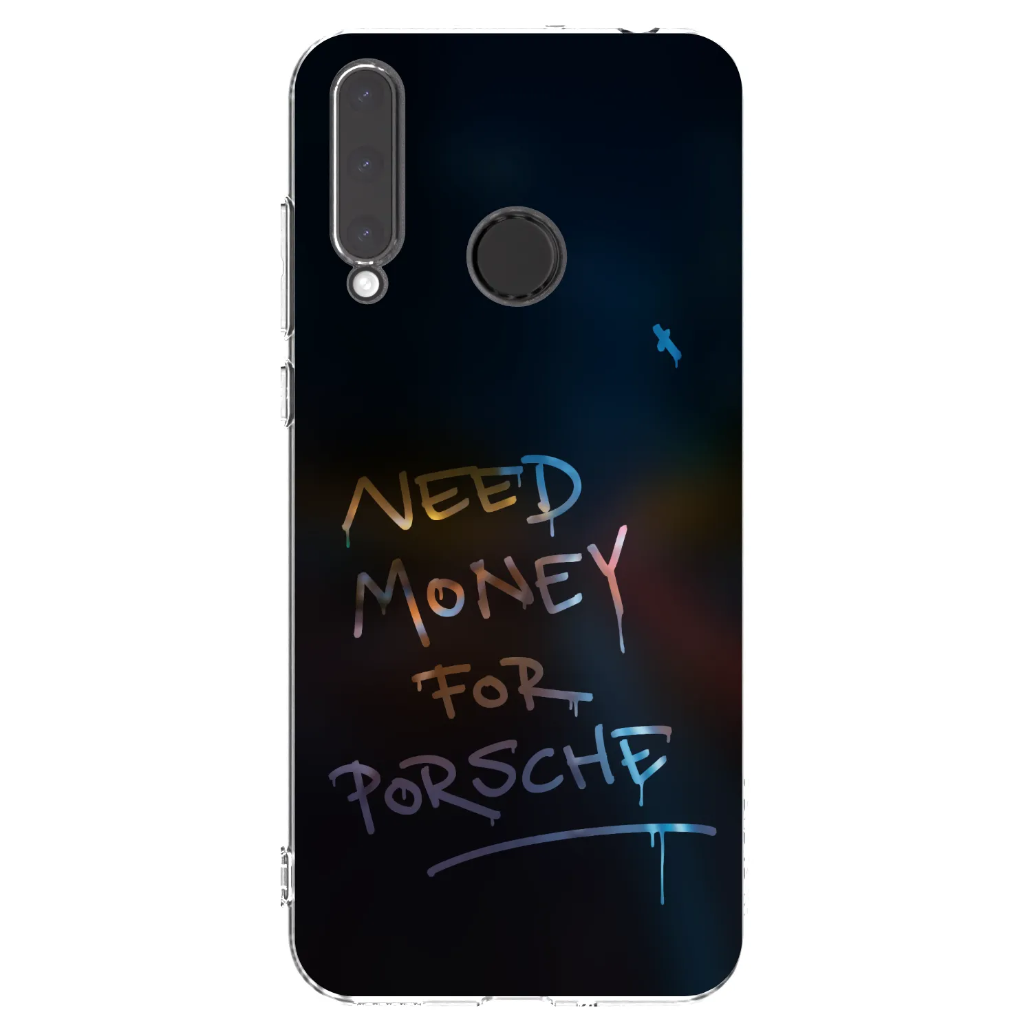 Picasee silikonska prozirna maskica za Honor 20 Lite - Neon Nights